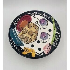 With Love Joanne Delomba for Lotus French Champagne Wine & Cheese Plate Stand